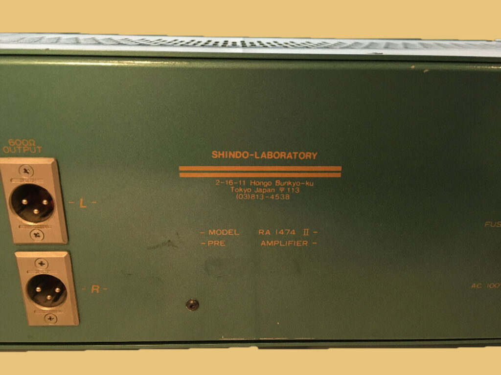Shindo Giscours RA1474 II pre amplifier est 1986